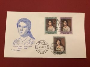 Vatican 1962 Paolina  Jaricot First Day Cover   Postal Cover R42347 