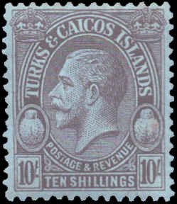 Turks and Caicos Islands #60-70, Complete Set(11), 1928, Hinged