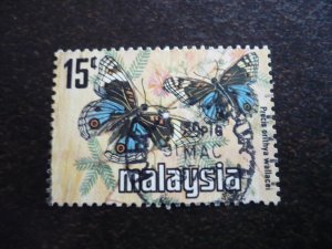 Stamps - Malaysia - Scott# 137b - Used Part Set of 1 Coil Stamp