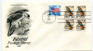 2476, 1c Kestrel, Artcraft, FDC