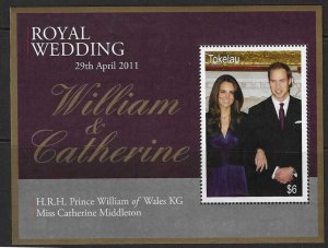 TOKELAU SGMS424 2011 ROYAL WEDDING  MNH