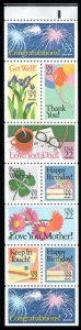 MALACK 2274a, 22c Special Occasions,  Booklet Pane bp2274a