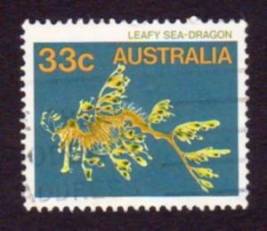 Australia 1985 Sc#909, SG#926 33c Sea Dragon Marine Life USED