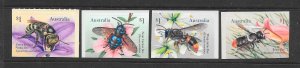 AUSTRALIA #4969-72 BEES-BOOKLET SINGLES MNH