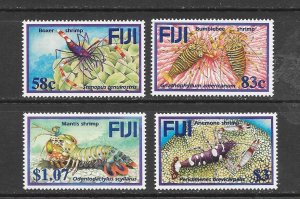 FISH - FIJI #1012-15 SHRIMP MNH