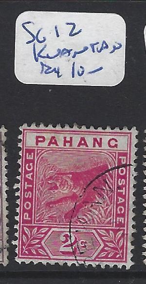 MALAYA  PAHANG   (PP2507B)  TIGER  2C KUANTAN  SG 12   VFU