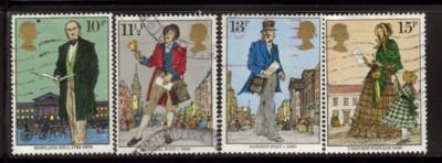 Great Britain Sc 871-4 1979 Sir Rowland Hill stamps used