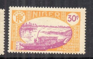 French Niger 1926-28 Early Issue Fine Mint Hinged 30c. NW-231233