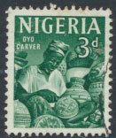 Nigeria  SG 93 SC# 105 Used 1961 Definitive Oyo Carver  please see scan