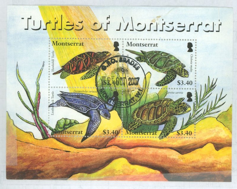 Montserrat #1191 Used Single (Complete Set) (Fauna)
