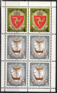 Isle of Man - Scott 146a Booklet Pane #1 MNH (SP)