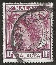 Malacca  Sc. 35  used.  1954.  (M622)