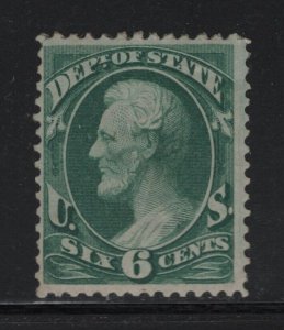 O60 F-VF OG mint previously hinged with  nice color cv $ 250 ! see pic !