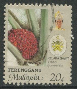 STAMP STATION PERTH Trengganu #115  Sultan Ismail Agriculture Type Used 1986