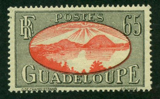 Guadeloupe 1928 #113 MH SCV (2018) = $0.55