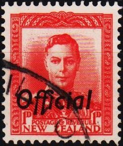 New Zealand. 1938 1d(Official) S.G.O136  Fine Used