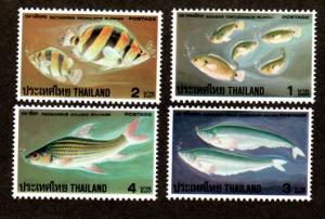 Thailand # 849-852 Mint NH Fish!