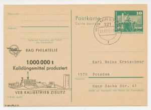 Postal stationery Germany / DDR 1975 Kali - Fertilizer