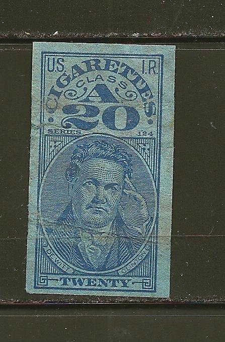 USA USIR Series 124 Cigarettes Class A20 IO Stamp Used