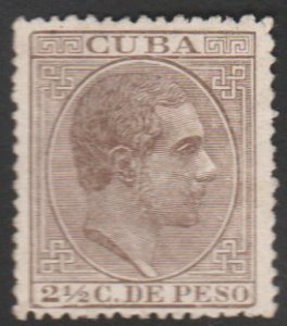 1882 Cuba Stamps Sc 102 King Alfonso Spain   NEW