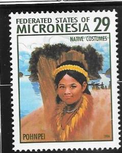 Micronesia #193a   29c Native Costumes (MNH) CV$0.70