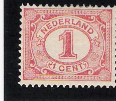 Netherlands  Scott#  56  MH