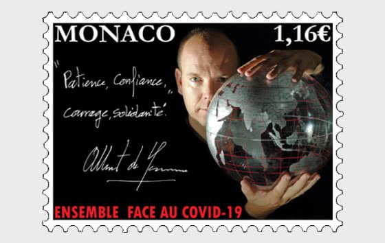 2020 Monaco solidarity - Covid -19 (Scott 3010) MNH