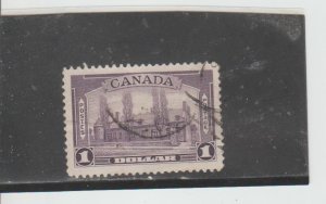 Canada  Scott#  245  Used  (1938 Chateau de Romezay)