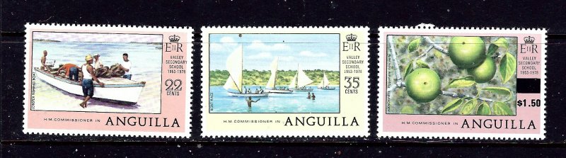 Anguilla 319-21 MNH 1978 set