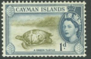 Cayman Is. # 137  QE II Turtle (1) Unused VLH