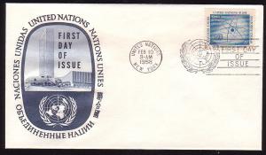 United Nations 60 FDC