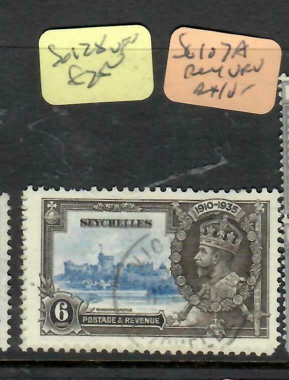 SEYCHELLES  (P2605B)  KGV    SILVER JUBILEE 6C   SG 128    VFU