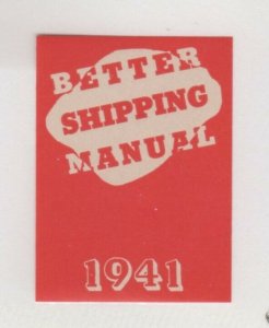 United States - Better Shipping Manual 1941 Advertising Stamp - MNH 