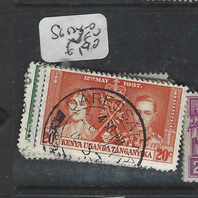 KENYA, UGANDA, TANGANYIKA   (PP0106B)  KGVI  CORONATION  SG 128-30   VFU