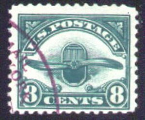 MALACK C4 F/VF+. nice purple cancel t9177