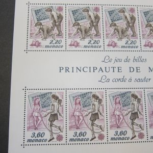 Monaco 1989 Sc 1683a set MNH