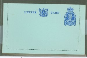 New Zealand  1971 4d letter card, edges not stuck