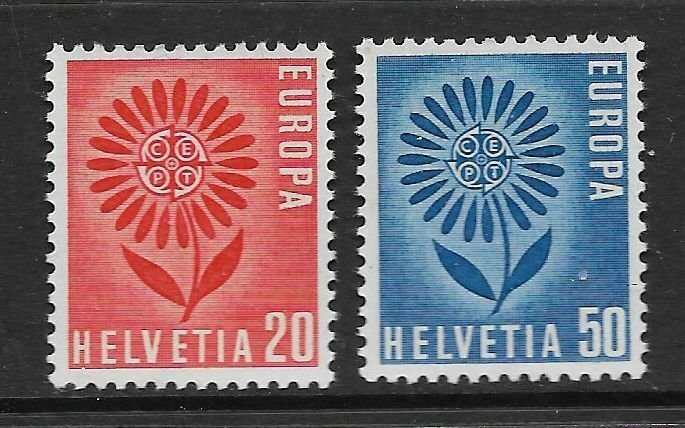 SWITZERLAND - EUROPA 1964 - SCOTT 438 TO 439 - MNH