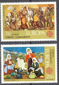 Turkey Sc# 2004-2005 MNH 1975 Europa