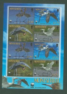 Montserrat #1253a Mint (NH) Souvenir Sheet (Fauna) (Wildlife) (Wwf)