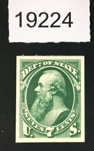 MOMEN: US STAMPS # O61P4 PROOF ON CARD LOT #19224