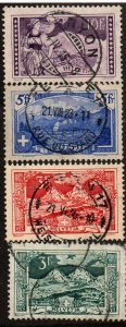 Switzerland 181-184 Used Short set