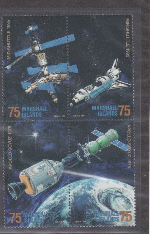 Marshall Islands # 594, Apollo-Soyuz, Mint NH, 1/2 Cat.