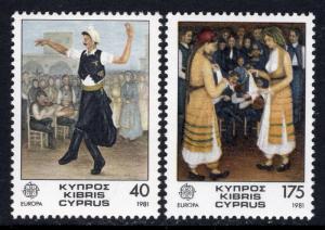 Cyprus 560-561 Europa MNH VF