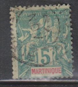 MARTINIQUE Scott # 37 Used