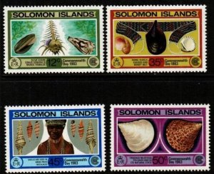 SOLOMON ISLANDS SG489/92 1983 COMMONWEALTH DAY MNH
