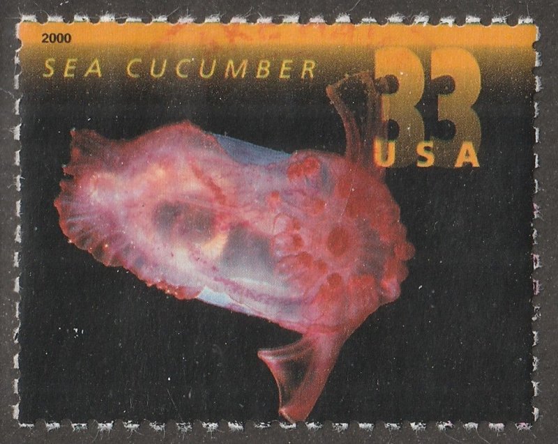 USA, stamp, Scott#3440,  used, hinged,  Deep Sea