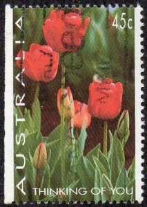 Australia 1368 - Used - 45c Tulips (1994) (cv $0.80) +