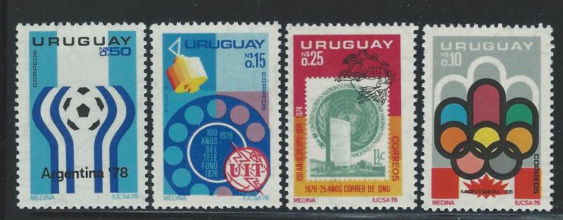 URUGUAY #  938 - 41  MNH