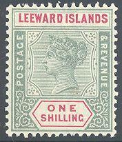 Leeward Islands 7 Unused/Hinged